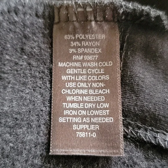 XERSION Long Line Open Front Hoodie w/Pockets Black size XXL - Picture 6 of 9